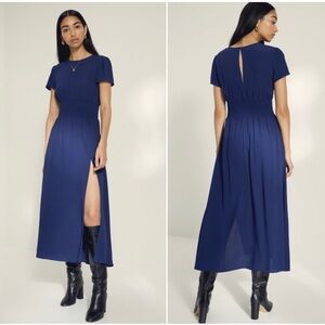 Wilfred Elegant Blue Midi Dress